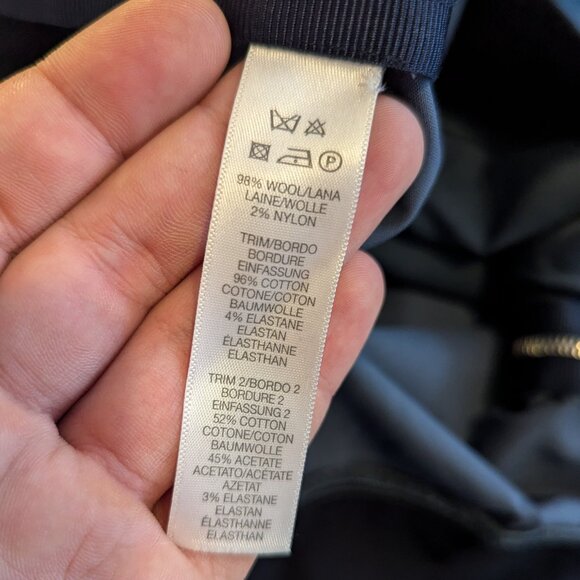 PAUL SMITH - Satin zipped crewneck sweater - Sz S - Picture 7 of 8